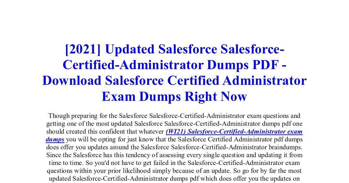 Salesforce-Certified-Administrator Online Tests