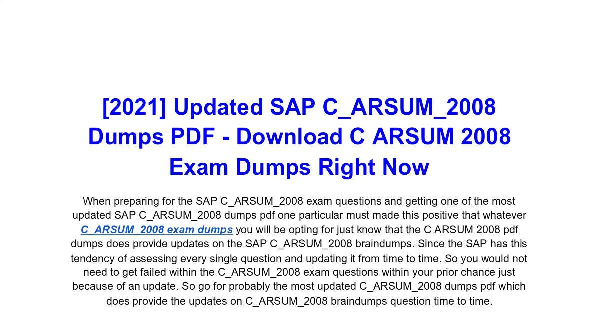 C-ARSUM-2302 PDF