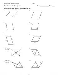 2016 Unit 2 Practice 8 Parallelogram Properties DocHub