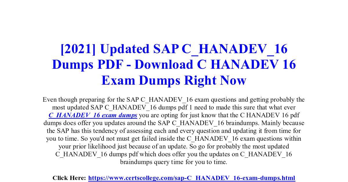 C_HANADEV_18 Online Prüfungen