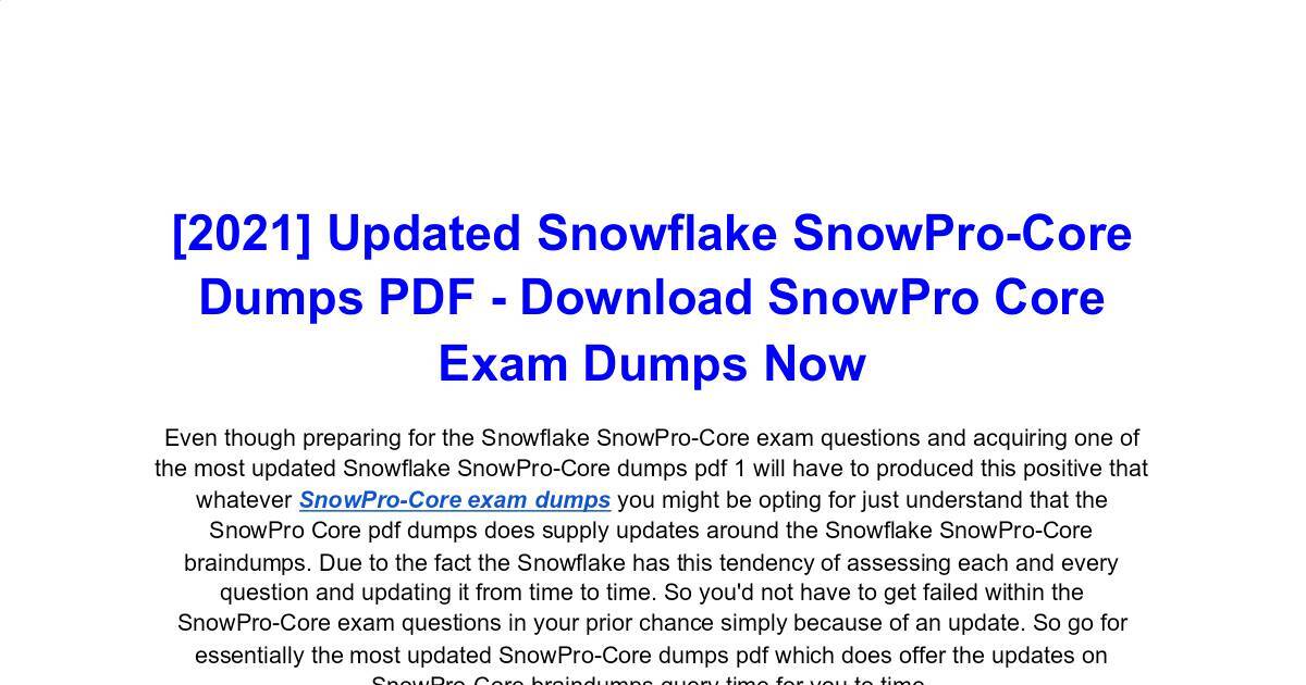 SnowPro-Core Fragenkatalog