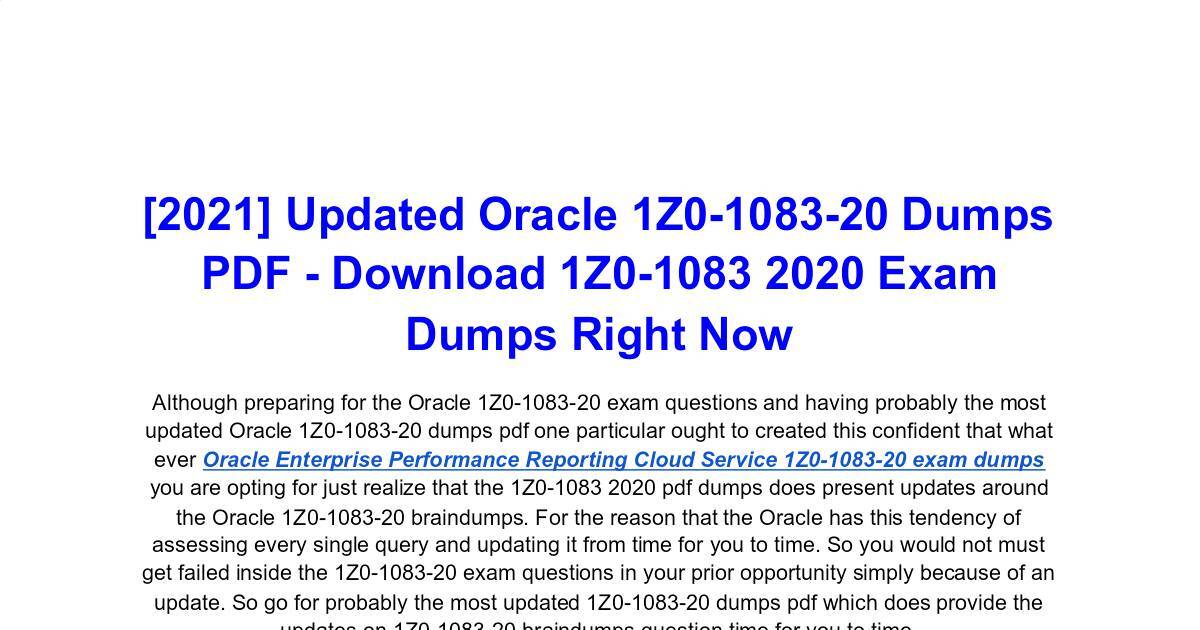 New 1z0-1083-22 Exam Labs