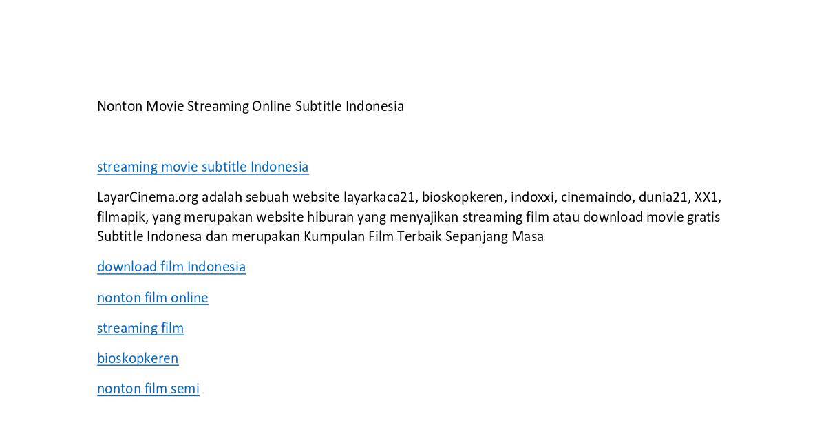nonton film bioskop indonesia terbaru online nonton film bioskop indonesia terbaru online