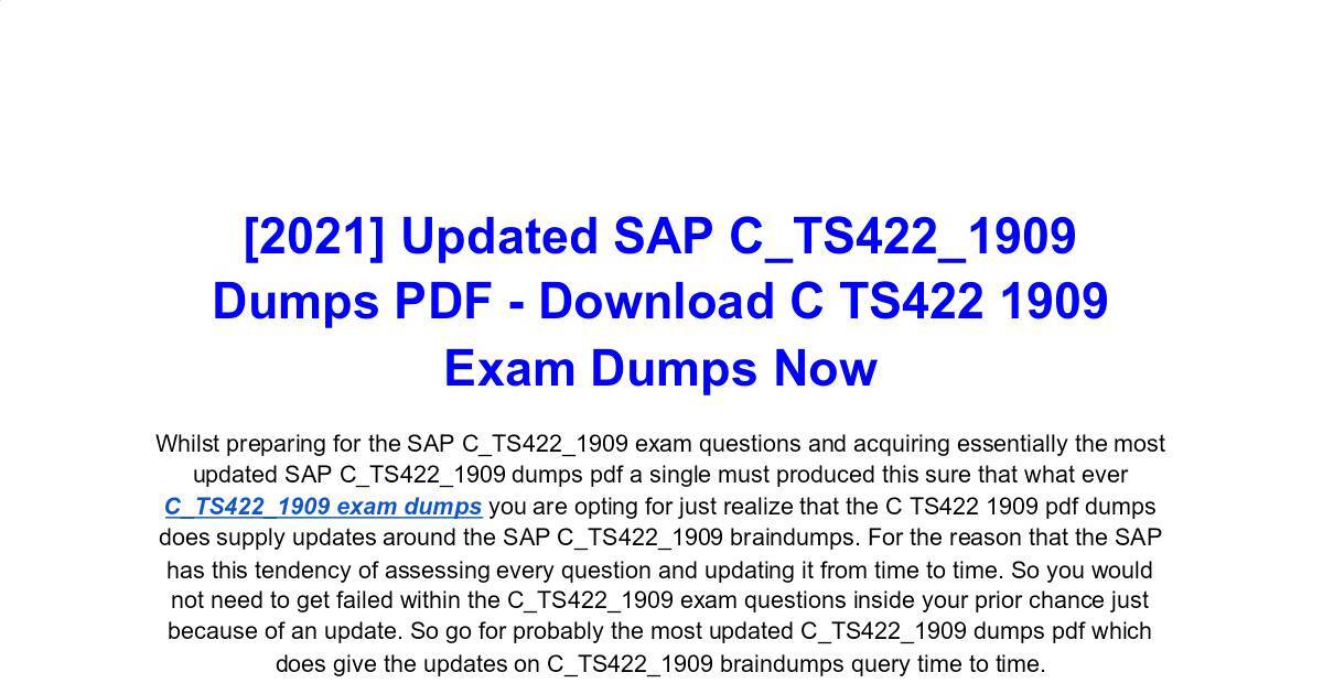 C-TS422-2021 Certification Questions