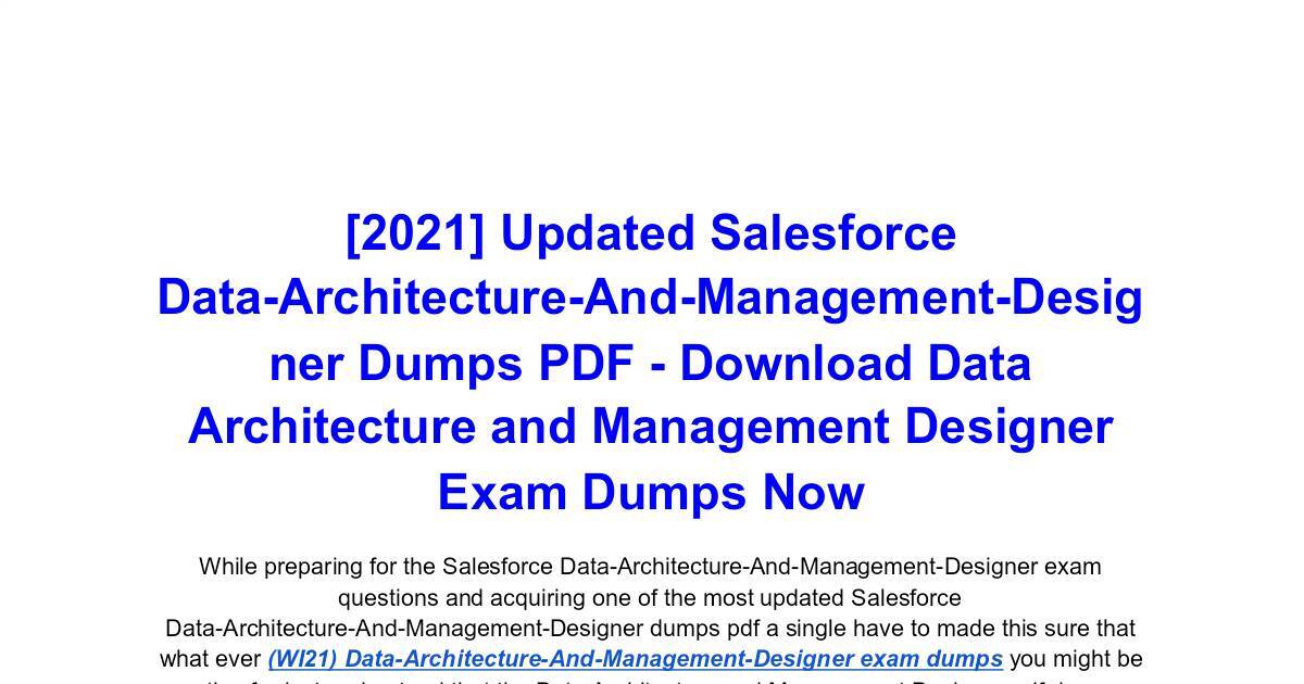 Data-Architect Valid Cram Materials