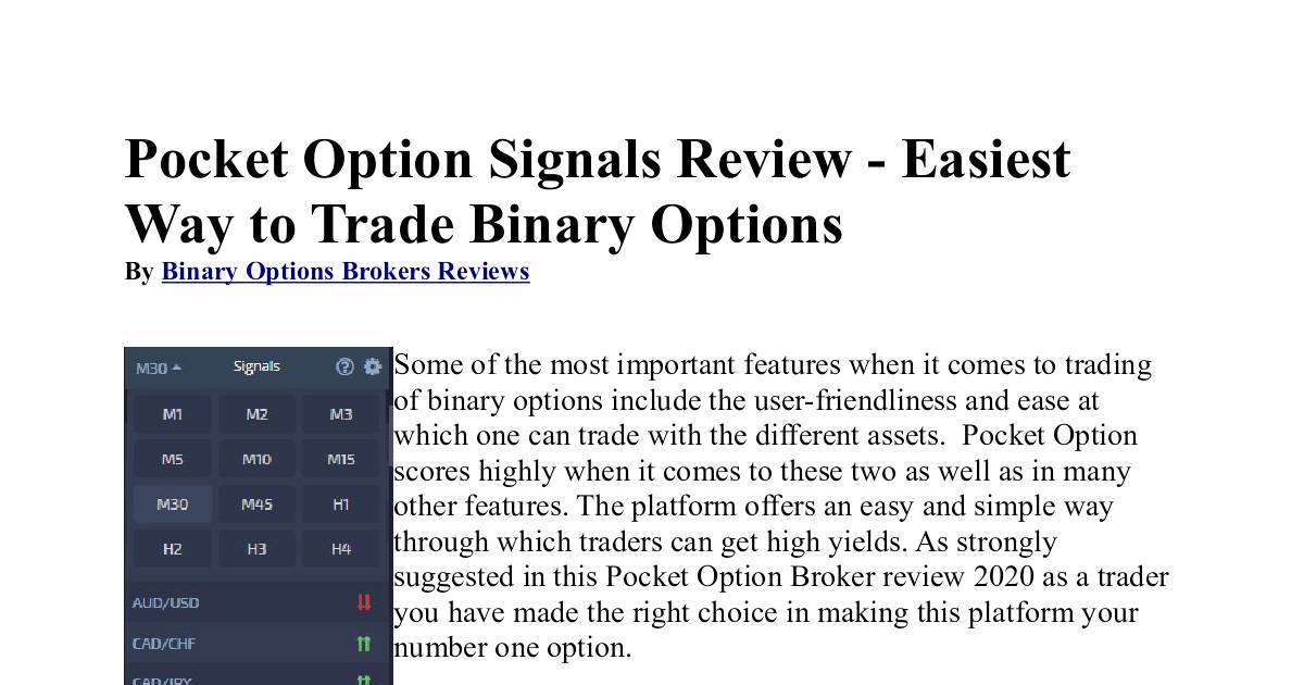 signals option alpha pdf