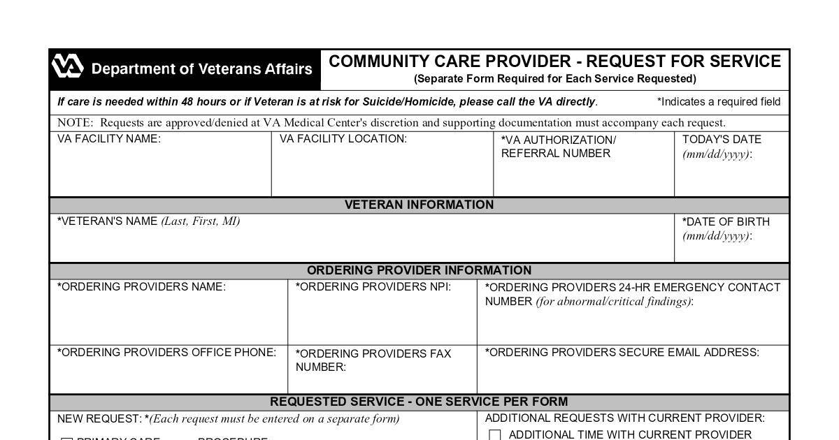 Reauthorization Form For Va Or Rfs Form Pdf Dochub