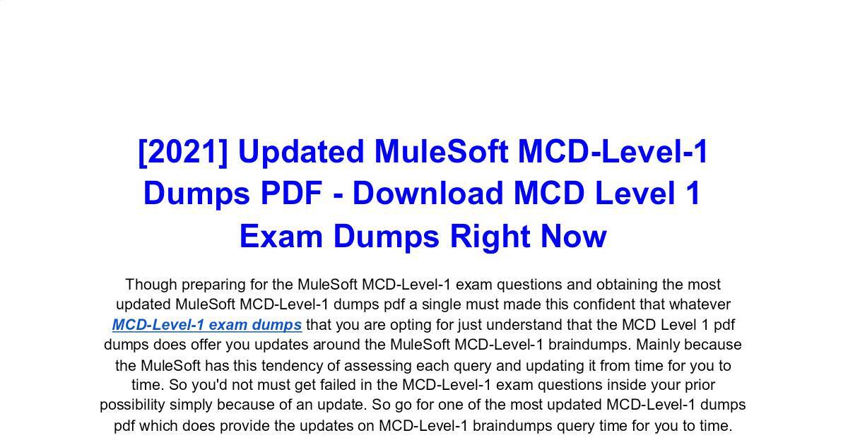 MCD-Level-1 PDF