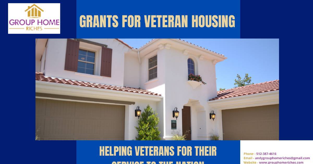 Grants for veteran housing Helping veterans for their service to the