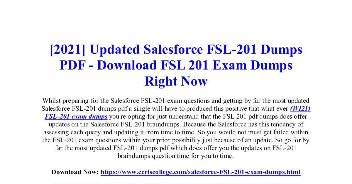 FSL-201 Valid Test Braindumps