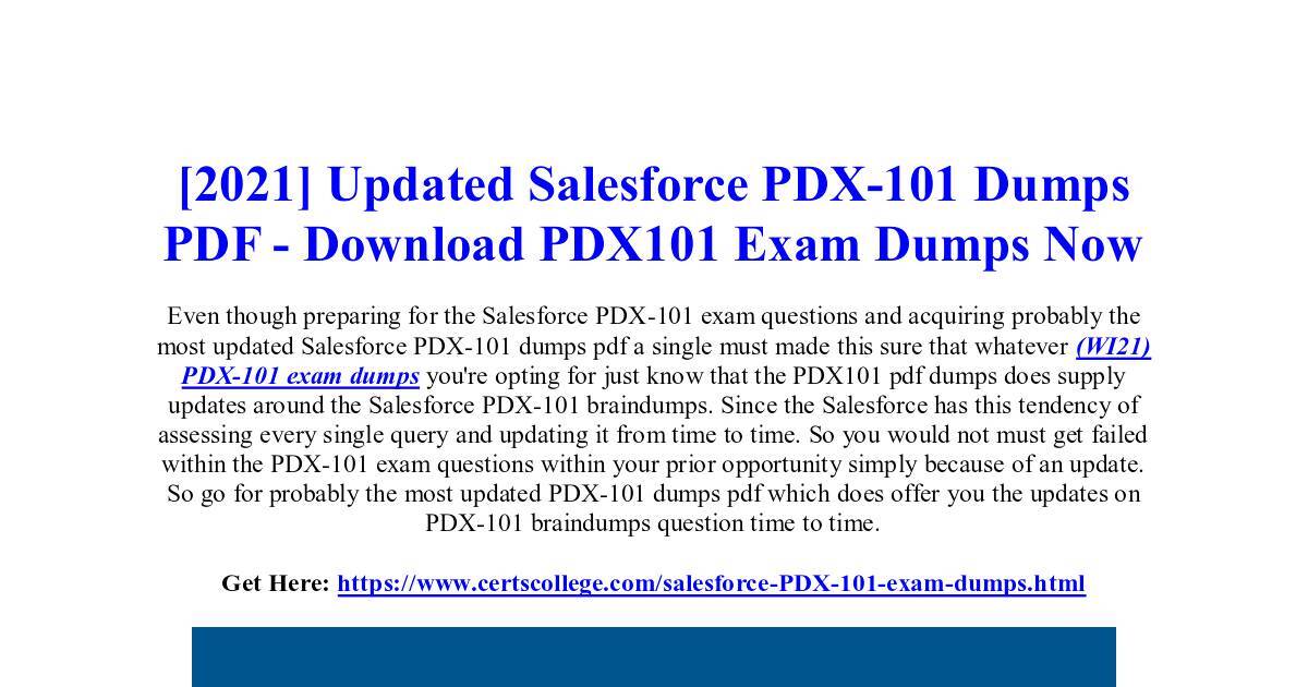 PDX-101 Online Prüfung