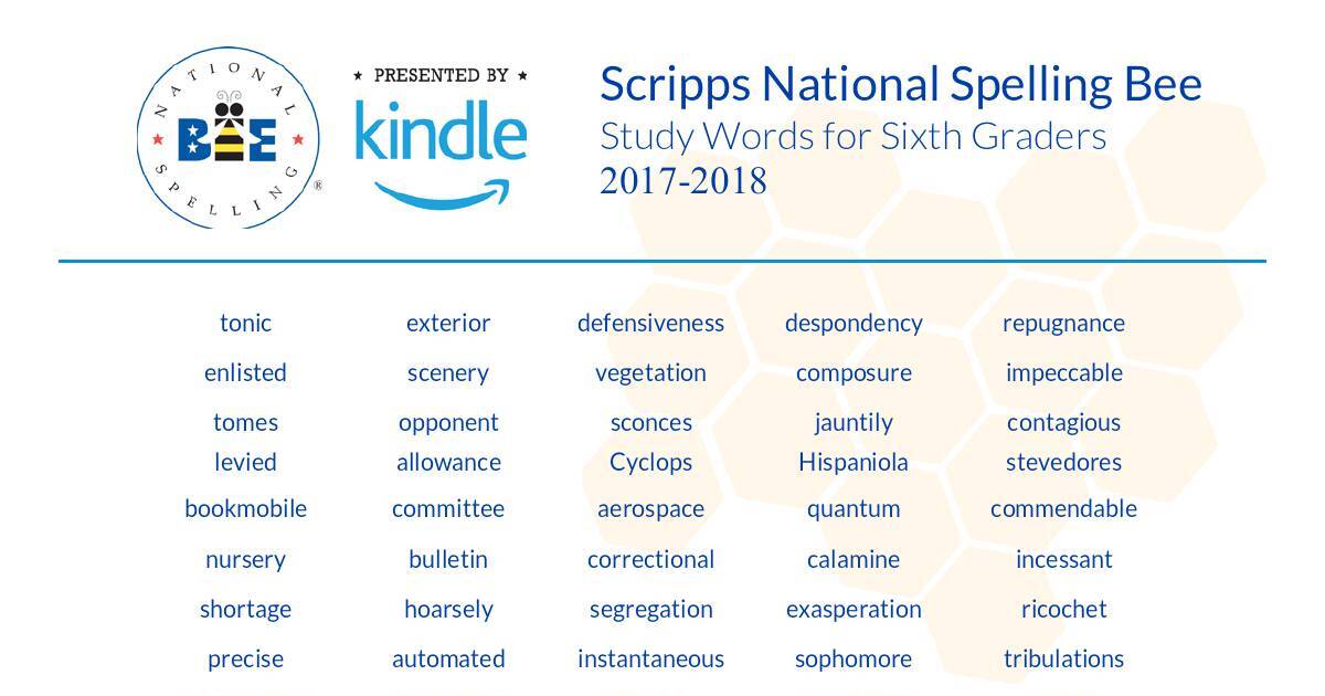 Scripps 6th Grade Study Words DocHub