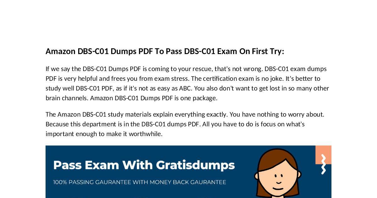 DBS-C01 Exam Online