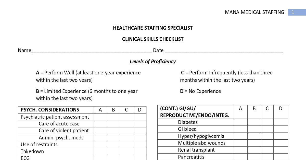 clinical-skills-checklist-pdf-dochub