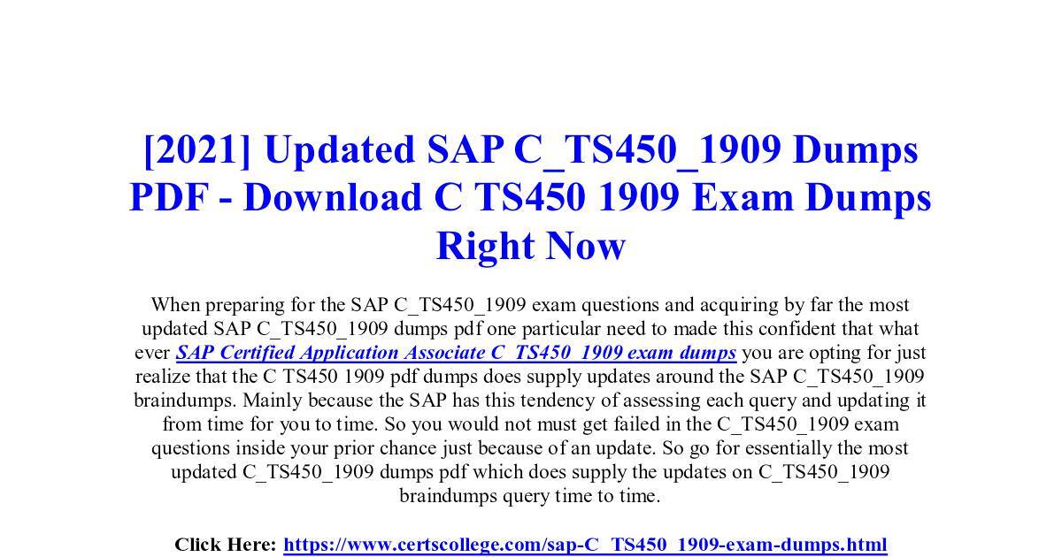 C-TS450-2021 Antworten