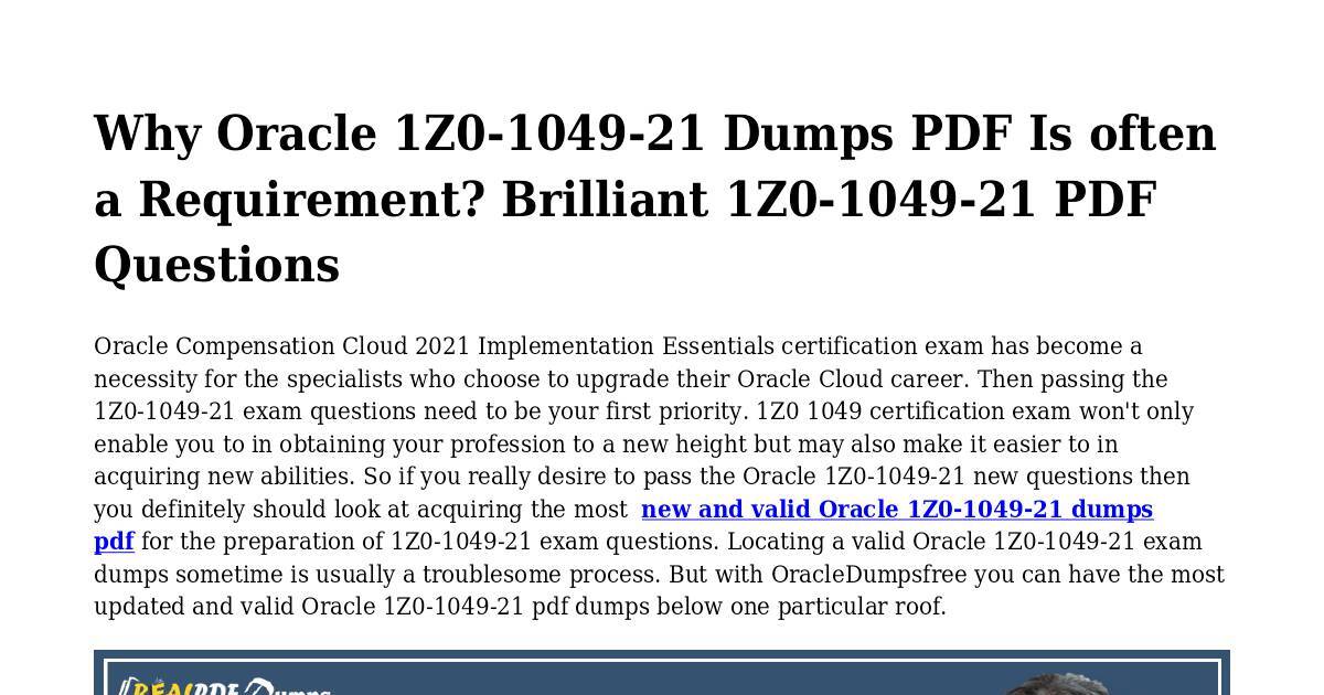 1z0-1049-22 Exam Paper Pdf