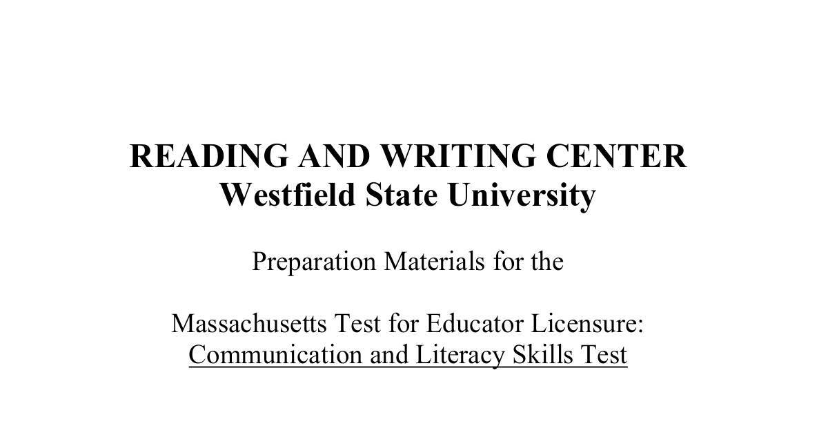 Mtel communication and literacy tips image