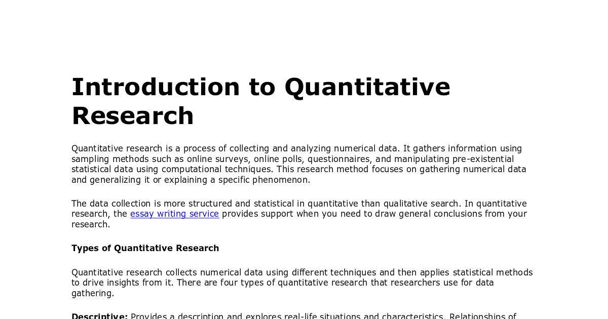 quantitative legal research examples