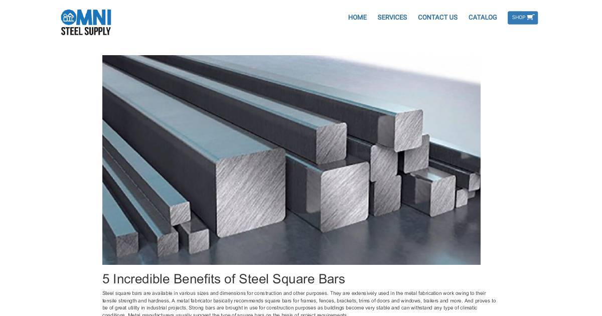 5 Incredible Benefits of Steel Square Bars | DocHub