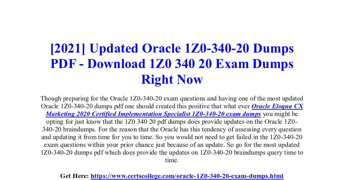 1z0-340-22 Exam Dumps Free