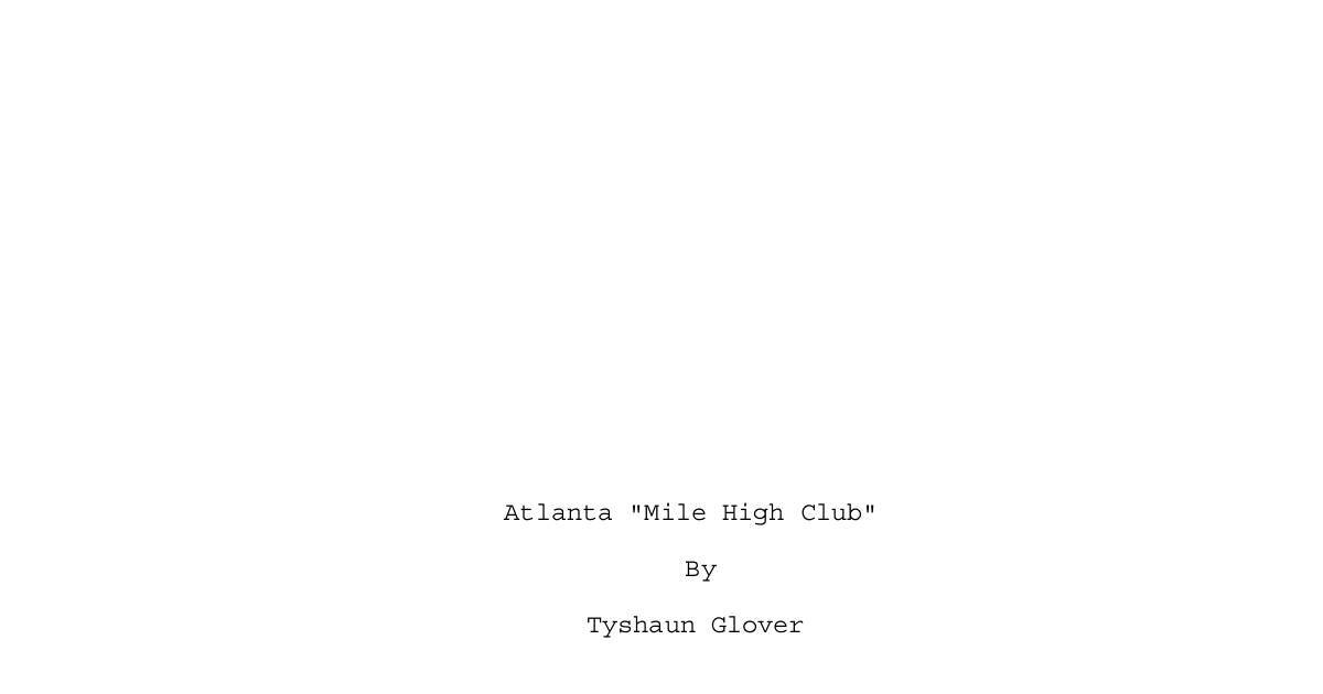 Atlanta Sample Screenplay | DocHub