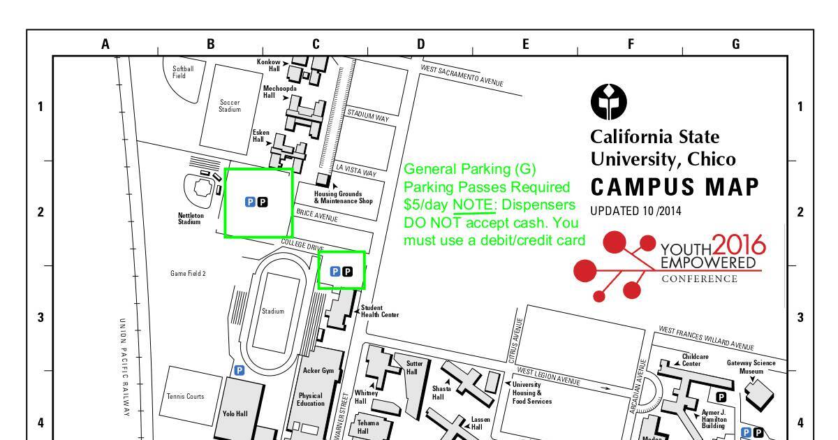 Chico State Campus Map