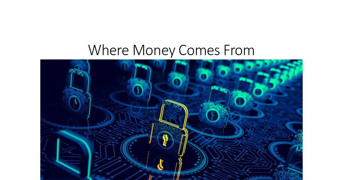 where does the money from crypto currency come from